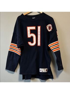 Champion NFL Chicago Bears 51 Butkus Throwback Sweater Jersey XL